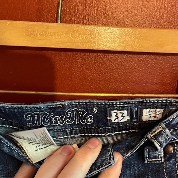 Miss Me Blue Skinny Jeans - Picture 4 of 4